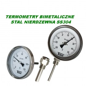 Termometry bimetaliczne SS304