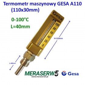 Gesa A110 0-100 R40mm