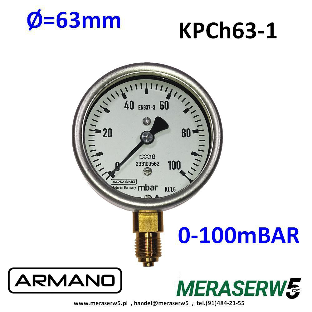KPCh63 0 100mBAR