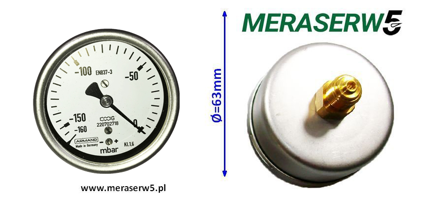 KPCh63rm 160mbar 0 down