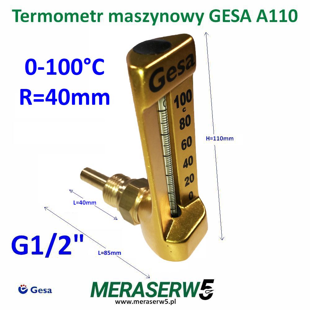 GESA A110 0 100 R40mm angle