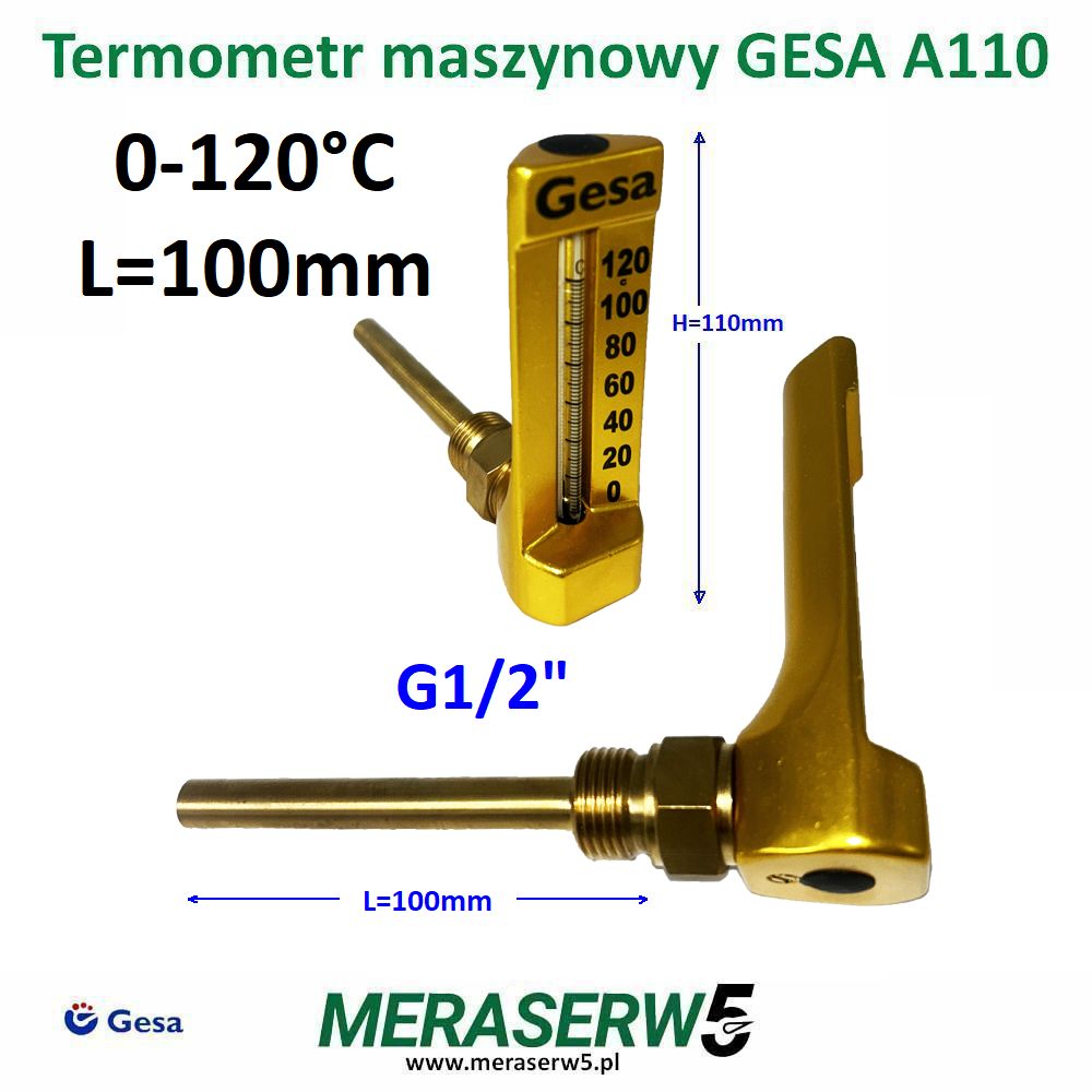 GESA A110 0 120 R100mm angle
