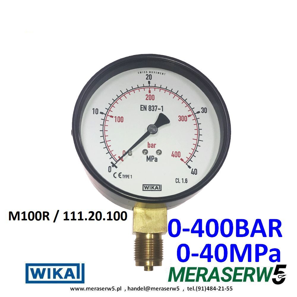 111.20.100 40MPa 400BAR WIKA