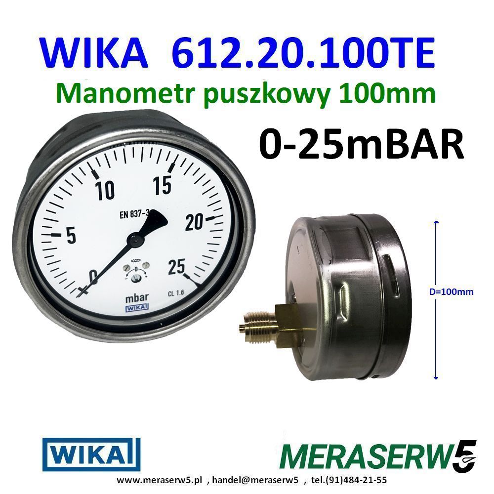 612.20.100TE 0 25mBAR
