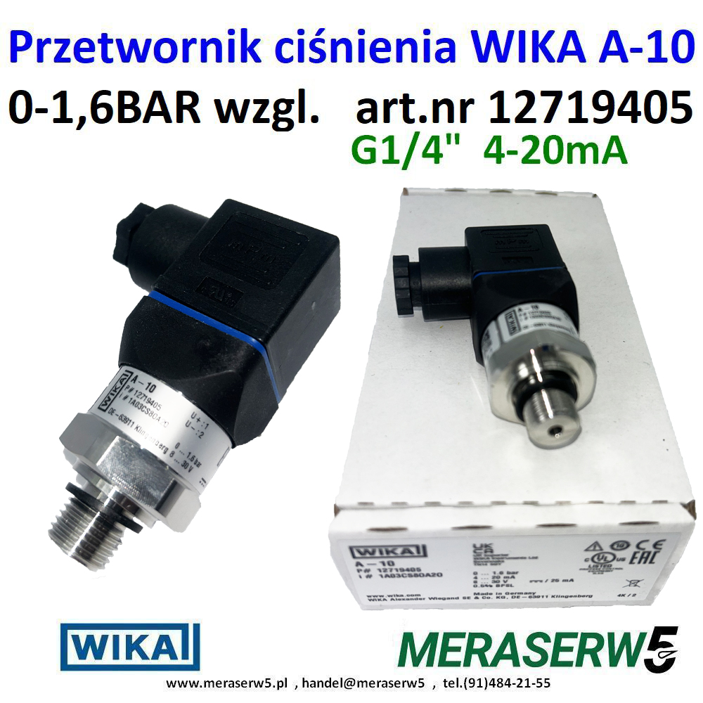 A10 0 1 6BAR wzgl