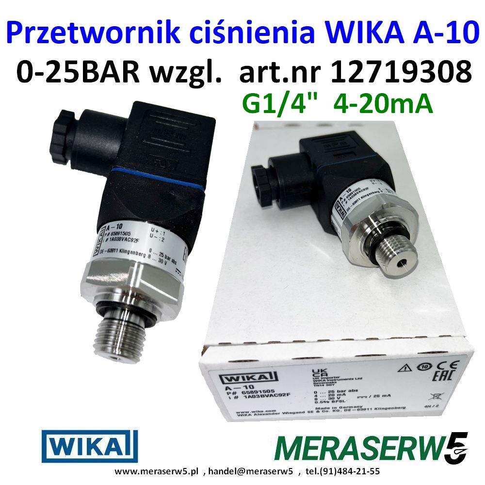 A10 0 25BAR wzgl