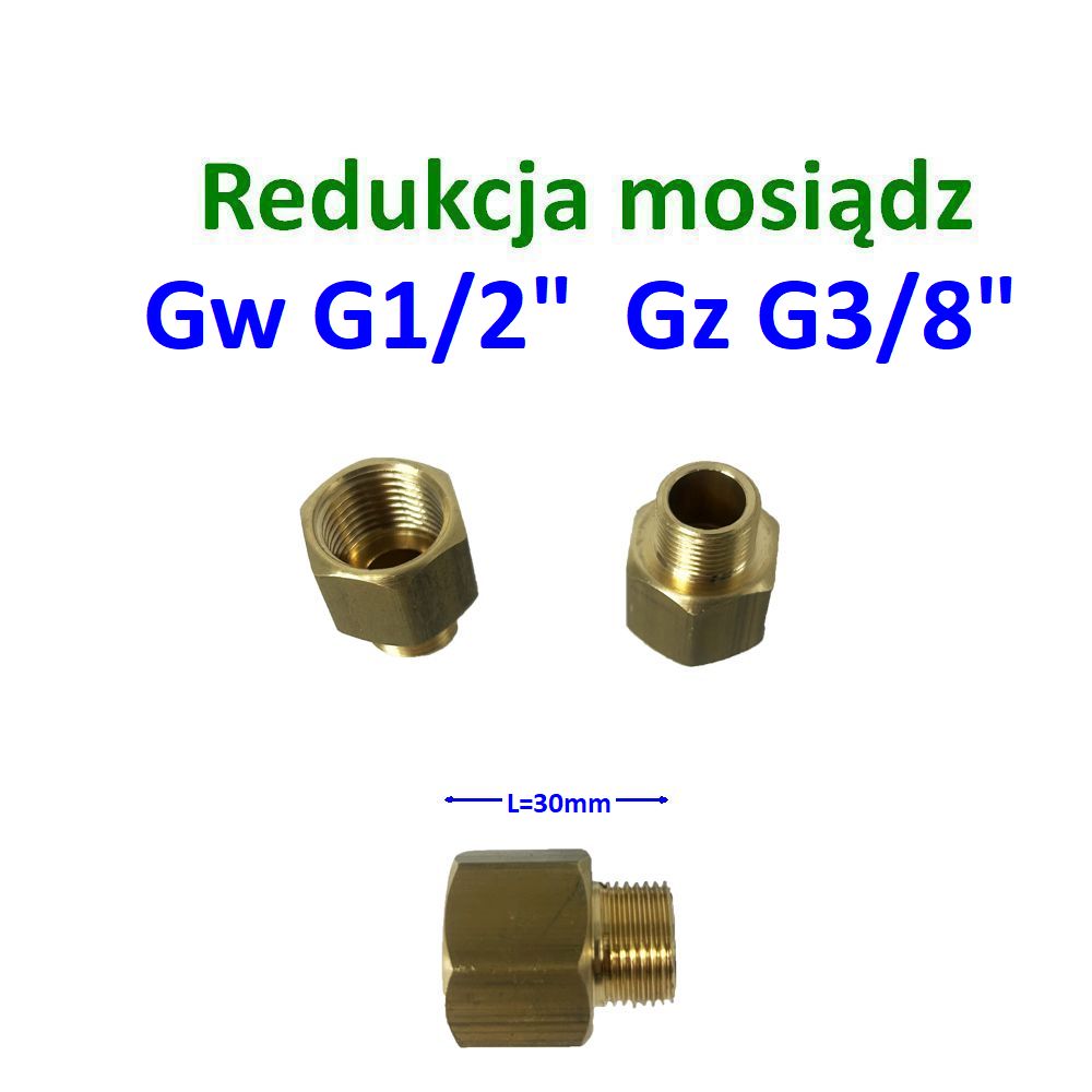 redukcja Gw12 Gz38 30mm