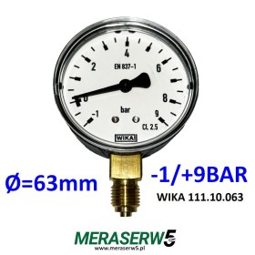 MW63R/111.10.063   WIKA  -1..+9BAR