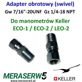Adapter obrotowy  NPT Keller Druck 